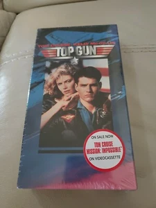 Top Gun (VHS, 1996) Tape Factory Sealed New MINT - Tom Cruise *Watermarks* - Picture 1 of 7
