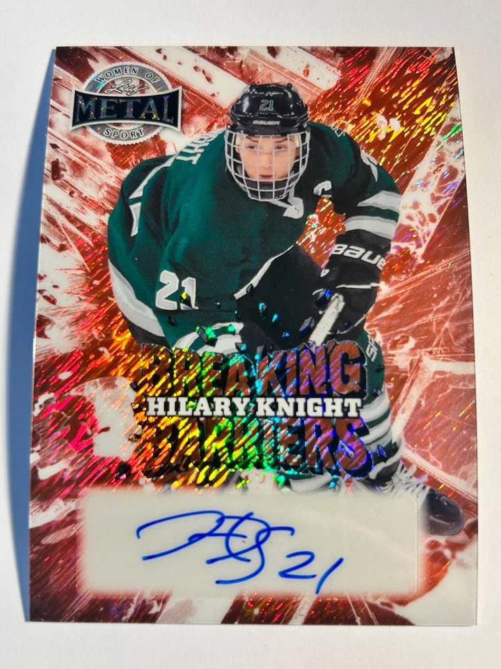 Hoja de mujeres deportivas 2025 Hilary Knight EE. UU. hockey sobre hielo autógrafo automático 1/4 Foto 1 de 1