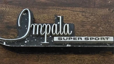 1968 68 雪佛兰雪佛兰 IMPALA 超级运动 SS 格栅刺绣原装通用汽车  — 第 1/4 张图片