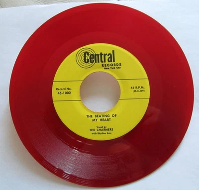 The Charmers 45 Beating on my heart REPRO Red Wax Near-MINT Doowop - Image 1 of 3