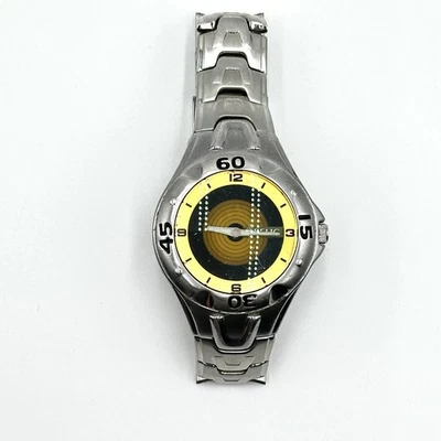 Relic Watch 40mm Silver Tone ZR55048 Dilated Eye Circle Animation New Battery - Image 1 of 4