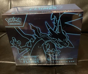 Phantasmal Flames, Pokémon Center Exclusive Elite Trainer Box, ETB Sealed - Picture 1 of 6