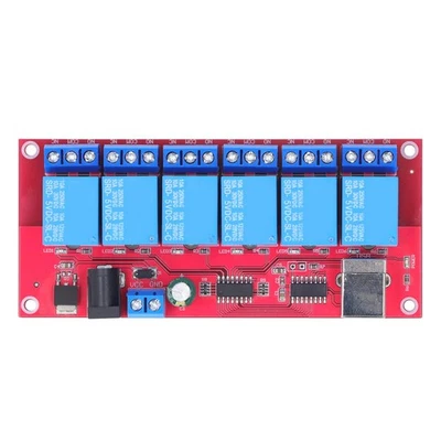 6 Channel USB Relay Module Home Farm Wireless Control Board For Households - Image 1 of 4
