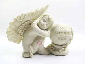 Ángel sobre bola,20 cm,Colección Casa blanco antiguo,nuevo,Pieza única - Imagen 1 de 5