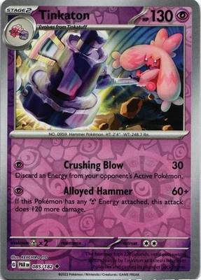 SV04: Paradox Rift #085/182 Tinkaton Reverse Holo - Image 1 of 2