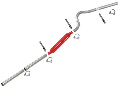 Tubo de escape silenciador trasero Weld On Cherry Bomb Performance para Jeep CJ5 CJ7 82-1986 Foto 1 de 4