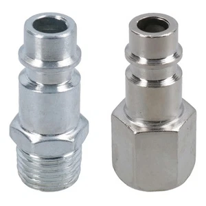 Conector de accesorios de compresor de manguera Euro Air Line macho liberación rápida paquete de 2 1/4" - Imagen 1 de 7