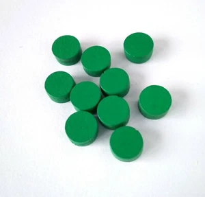 Círculo redondo de madera 10 mm fichas de juego de mesa peones actualización RPG piezas de mesa brocas - Imagen 1 de 14