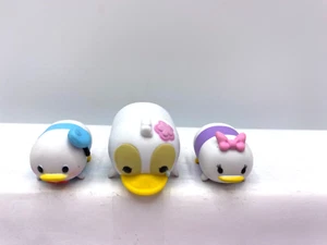 Disney Tsum Tsum Donald Daisy Vinyl Figures Lot Small-Med - Picture 1 of 5