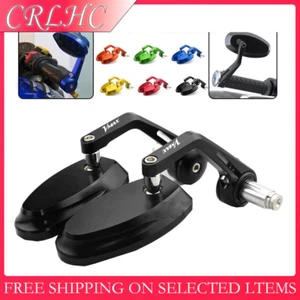 For Yamaha VMAX 1200 1700 VMAX1200 VMAX1700 Universal 7/8 Handle Bar End Mirrors - Foto 1 di 11
