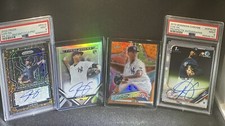 4 Luis Gil RC Cards (3 Autos & 2 Graded)