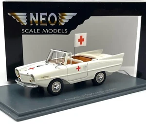 NEO 43180 Amphicar Rettungswagen Rotes Kreuz, extrem selten OVP 1:43 F1/18 - Picture 1 of 5