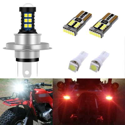 White LED Headlight + Tail Light + Dash Bulb Kit For 1985-1987 Honda ATC250ES - Image 1 of 4