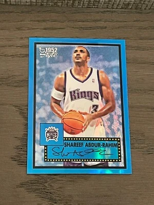 2005-06 Topps Style Chrome Refractors Blue Shareef Abdur-Rahim #66 Kings /149 - Image 1 of 2