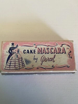 Vintage Circa 1930s Mascara Cake In Box By Parcol Good Condition Collectable - image 1 of 4