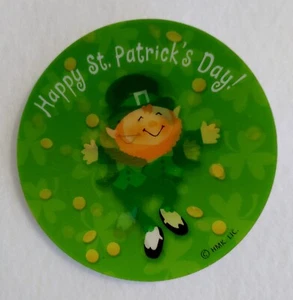 Hallmark - Happy St. Patrick’s Day! - Button - 4 in Dia - Picture 1 of 6