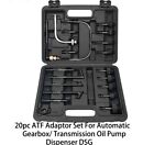 20PCS ATF Adaptor Set Transmission Oil Pump Dispenser Oil Pump Adaptors Tools