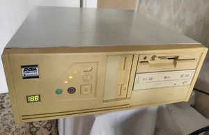 AT Computer case 386,486,socket7 PC, 5'25 floppy,MHZ Display,Computergehäuse - Afbeelding 1 van 20