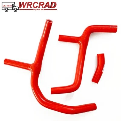 Red Silicone Radiator Hose For 2009-2012 Honda CRF450R CRF450 R CRF 450R 2010 - Image 1 of 4