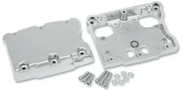 Drag Specialties Chrome Twin Cam Rocker Box Kit 99-17 Harley Dyna Touring FXSTC - Image 1 of 1