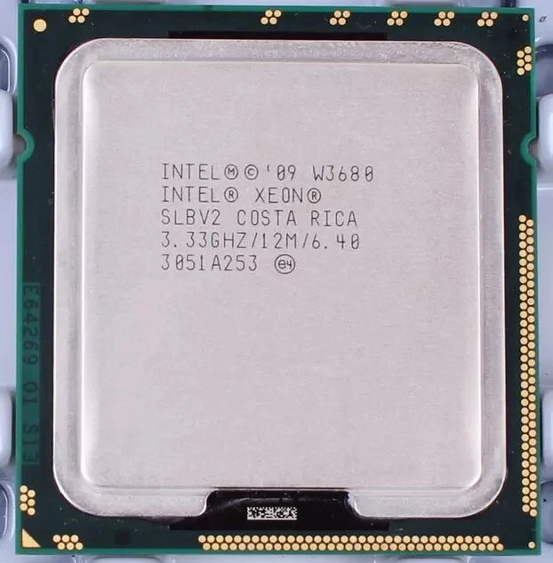 Intel Xeon W3680 Hex Core 3.33GHz SLBV2 12MB 6.4 GT/s LGA1366 Processor - Image 1 of 1
