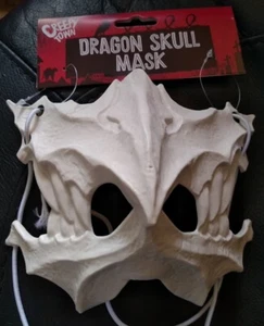 DRAGON bird beak SKULL MASK creepy town 18x15x9cm hard plastic - Imagen 1 de 4