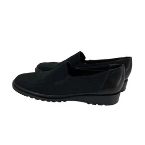 Rangoni Firenze Italy slip on loafer black womens 7AA preppy academia - Picture 1 of 10