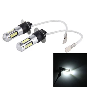 2 STCK. H3 LED Nebelscheinwerfer Glühbirnen 4014 Umbausatz superhell 6000K weiß - Bild 1 von 8