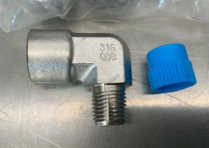 1/4" NPT 316ss Street Elbow Fitting Hy-lok H-SLC-4N-S316 - Picture 1 of 1