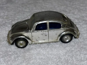 Vtg Funmate VW Beetle Toy Friction Car UNTESTED 3.25" Plastic Volkswagen Bug - Picture 1 of 10