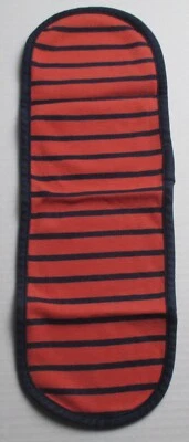 Paño de eructo a rayas azul naranja para bebé OS Carters Foto 1 de 2