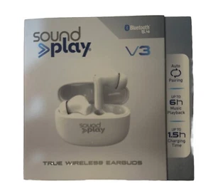 SOUNDPLAY V3 - WIRELESS EARBUDS - BRAND NEW - Picture 1 of 3