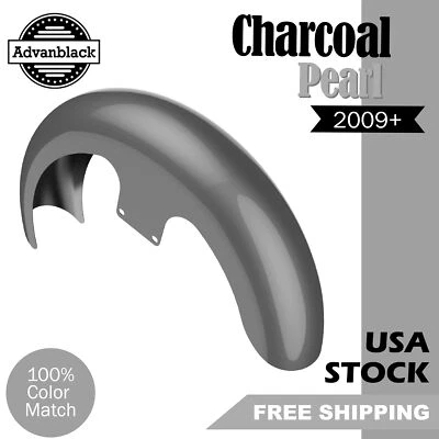 Guardabarros delantero Charcoal Pearl 21" Reveal Wrapper Hugger para Harley Davidson 2009+ Foto 1 de 4