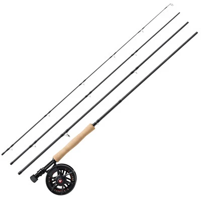 Greys Gcbofin908 Gry Fin 9Ft 8Line 4Pc Fliegenruten-Kombo