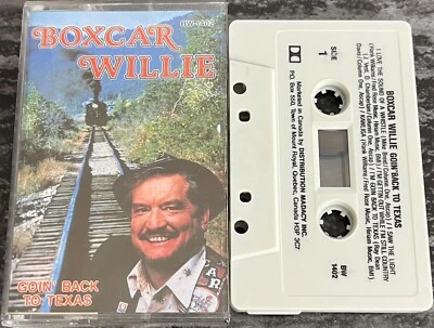 Boxcar Willie - Goin' Back To Texas [Audio Cassette Tape Madacy] Reissue Canada - Image 1 of 3