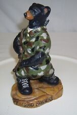 Beary 2004 Good Soldier Figurine By Rick J. Rowley 6.50"T Granny's Collection