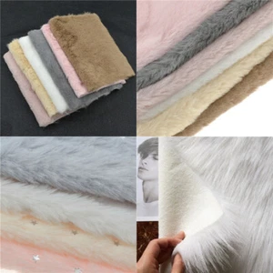 Tela de felpa de piel sintética de conejo estrella brillante A4 suave pila corta esponjosa hágalo usted mismo Navidad hágalo usted mismo - Imagen 1 de 22