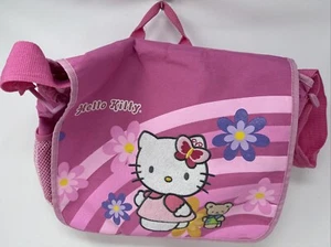 Borsa a tracolla Sanrio Hello Kitty & Teddy messenger per laptop borsa a libro 2005 - Foto 1 di 13