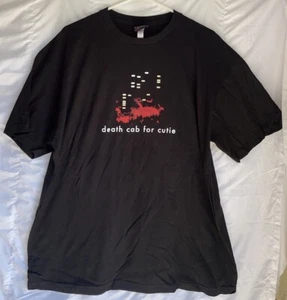 Vintage Cinder Block Death Cab For Cutie 2006 Summer Tour T Shirt M Black - Picture 1 of 6