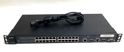 ZyXEL Dimension ES-2024 24-Ports External Switch Comes W/Power Adapter FAST SHIP - Image 1 of 4