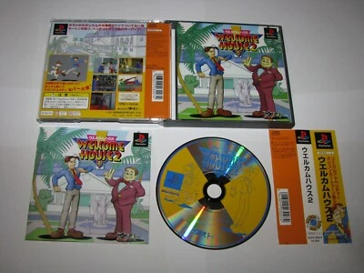 Welcome House 2 Playstation PS1 Japan import +spine card US Seller - Image 1 of 4