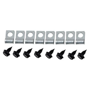 Fuel Line Clip Clamp Bracket Kit 4cyl I6 1976-86 Jeep CJ5 CJ7 Scrambler J10 8pc - Bild 1 von 9