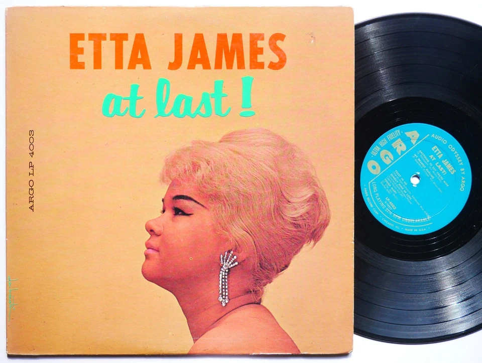 ETTA JAMES At Last! LP ARGO LP 4003 US 1960 MONO Funk Soul Blues - Image 1 of 4