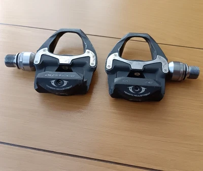 Juego de pares de pedales de bicicleta de carbono Shimano Dura-Ace PD-7900 SPD-SL grises usados Japón Foto 1 de 4