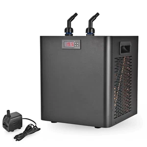 79Gal Aquarium Chiller Water Chiller Fish Tank Cooler with Pump 1/3 HP 300L New - Picture 1 of 12