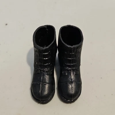 Vintage GI Joe 1964 -70s Short Black Boots  - Image 1 of 4