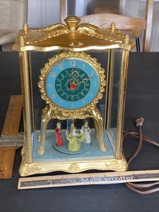 RELOJ ELÉCTRICO UNIDO DE COLECCIÓN GIRATORIO DAMAS GIRANDO EN MOVIMIENTO BAILANDO NIÑAS BAILARINAS - Imagen 1 de 24
