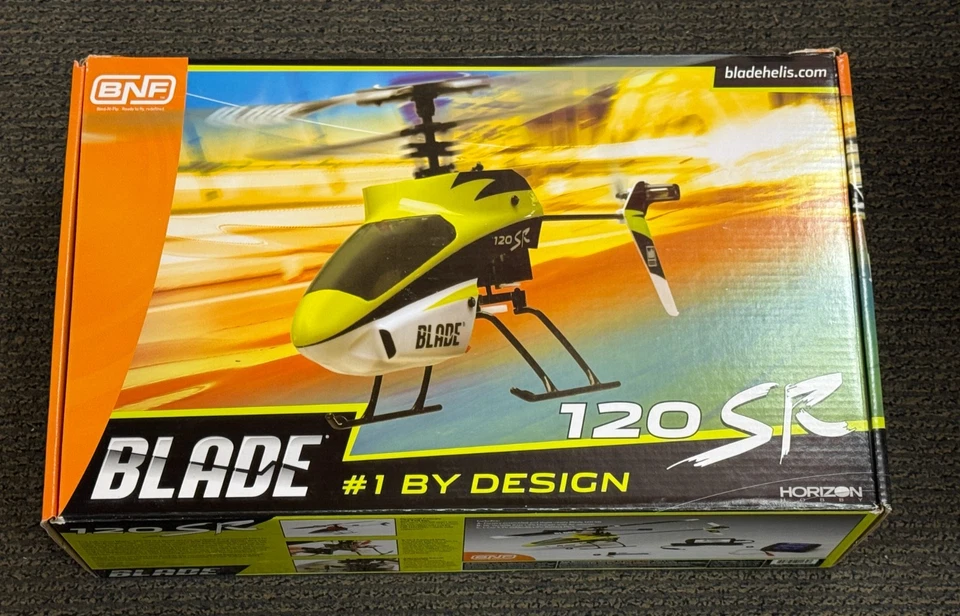 Excellent Condition Blade 120 SR RC Remote Control BNF Bind in Fly Helicopter - Image 1 of 3
