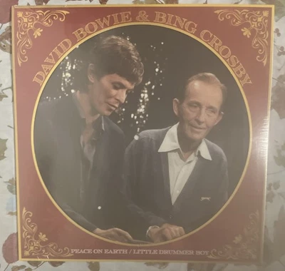 DAVID BOWIE & BING CROSBY PEACE ON EARTH/LITTLE DRUMMER BOY PICTURE DISC VINYL  - Image 1 of 4