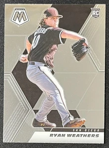 2021 Panini Mosaic #262 Ryan Weathers San Diego Padres Rookie Baseball Card - Foto 1 di 2